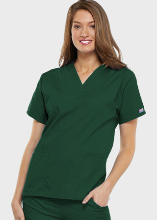 Cherokee Workwear Women's Two Patch Pockets Nurse Scrub Top
