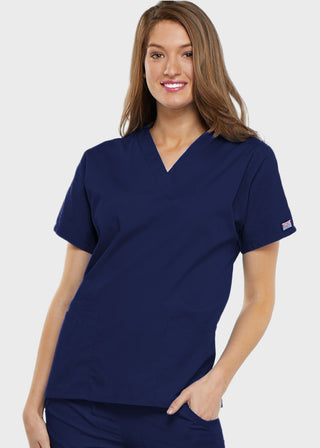 Cherokee Workwear Women's Two Patch Pockets Nurse Scrub Top