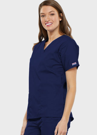 Cherokee Workwear Women's Two Patch Pockets Nurse Scrub Top