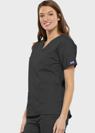 Cherokee Workwear Women's Two Patch Pockets Nurse Scrub Top
