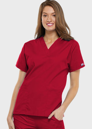 Cherokee Workwear Women's Two Patch Pockets Nurse Scrub Top