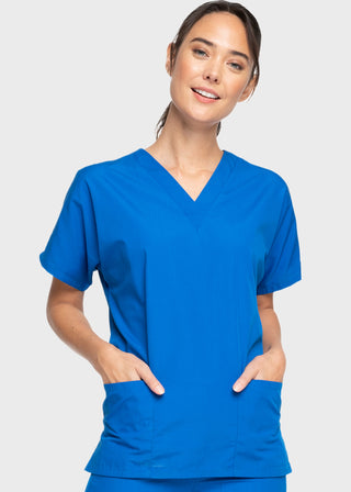 Cherokee Workwear Women's Two Patch Pockets Nurse Scrub Top