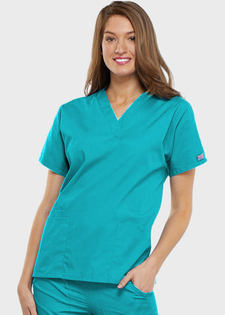 Cherokee Workwear Women's Two Patch Pockets Nurse Scrub Top