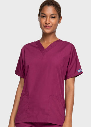 Cherokee Workwear Women's Two Patch Pockets Nurse Scrub Top