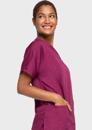 Cherokee Workwear Women's Two Patch Pockets Nurse Scrub Top