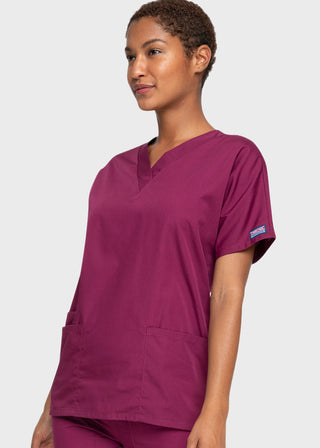 Cherokee Workwear Women's Two Patch Pockets Nurse Scrub Top