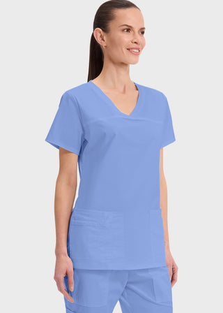 Cherokee Workwear Women's V-Neck Nursing Scrub Top
