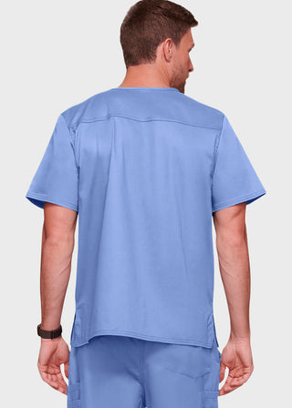 Cherokee WorkWear Men's Double Chest Pocket V-Neck Scrub Top