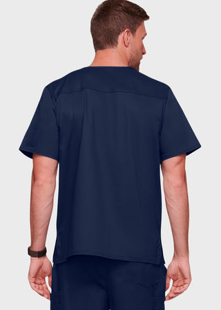 Cherokee WorkWear Men's Double Chest Pocket V-Neck Scrub Top