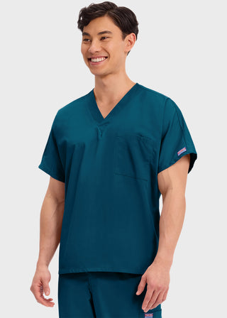 Cherokee Workwear Unisex V-Neck Single Pocket Scrub Top