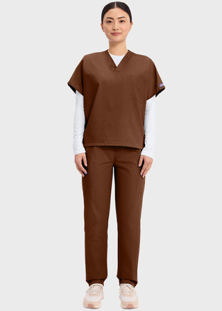 Cherokee Workwear Unisex V-Neck Single Pocket Scrub Top