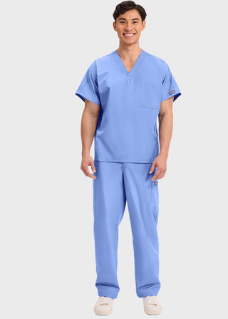 Cherokee Workwear Unisex V-Neck Single Pocket Scrub Top