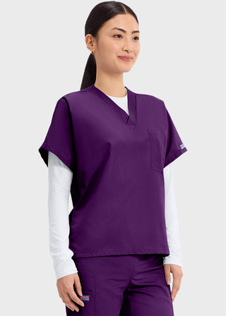 Cherokee Workwear Unisex V-Neck Single Pocket Scrub Top