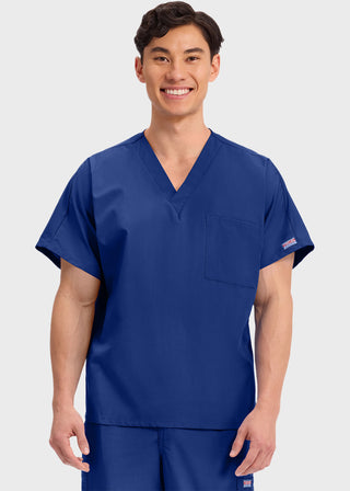 Cherokee Workwear Unisex V-Neck Single Pocket Scrub Top