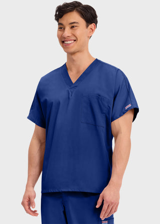 Cherokee Workwear Unisex V-Neck Single Pocket Scrub Top