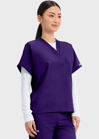 Cherokee Workwear Unisex V-Neck Single Pocket Scrub Top