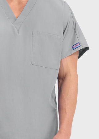 Cherokee Workwear Unisex V-Neck Single Pocket Scrub Top