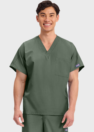 Cherokee Originals Unisex V-Neck Scrubs Shirt, XXS, Caribbean Blue Cherokee Originals Unisex V-Neck Scrubs Shirt, XXS, Caribbean Blue
