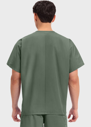 Cherokee Workwear Unisex V-Neck Single Pocket Scrub Top