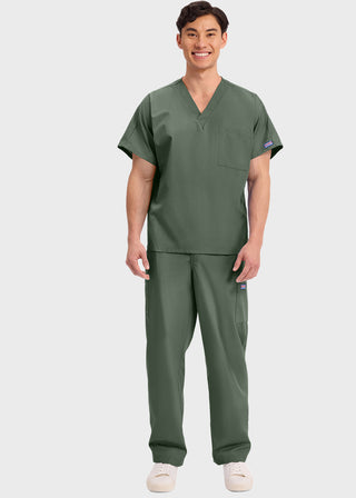 Cherokee Workwear Unisex V-Neck Single Pocket Scrub Top