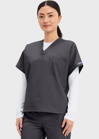 Cherokee Workwear Unisex V-Neck Single Pocket Scrub Top