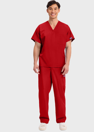 Cherokee Workwear Unisex V-Neck Single Pocket Scrub Top