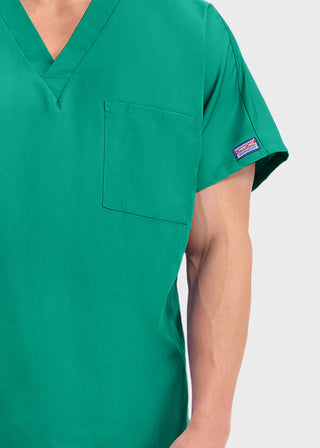 Cherokee Workwear Unisex V-Neck Single Pocket Scrub Top