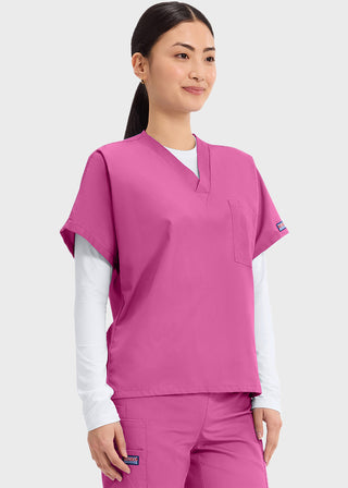 Cherokee Workwear Unisex V-Neck Single Pocket Scrub Top
