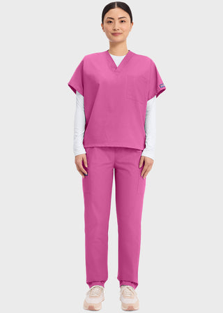 Cherokee Workwear Unisex V-Neck Single Pocket Scrub Top