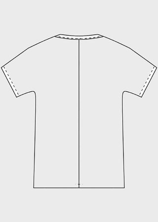 Free Embroidery Unisex V-Neck Single Pocket Scrub Top