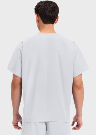 Free Embroidery Unisex V-Neck Single Pocket Scrub Top