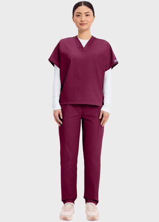 Cherokee Workwear Unisex V-Neck Single Pocket Scrub Top