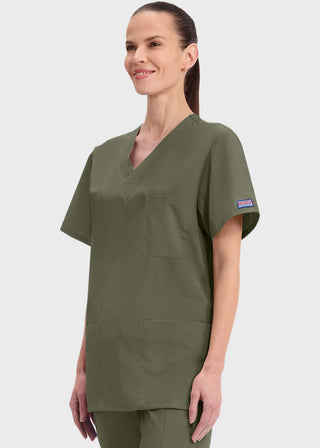 Cherokee Workwear Unisex Three Pocket Scrub Top