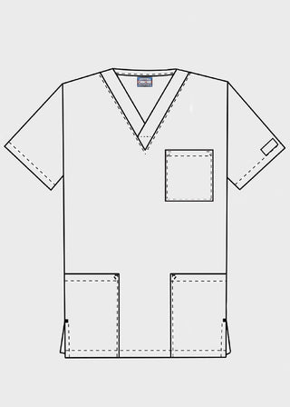 Cherokee Workwear Unisex Three Pocket Scrub Top