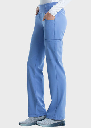 Cherokee iflex Women's Mid-Rise Straight Leg Cargo Tall Scrub Pant