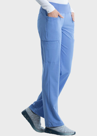 Cherokee iflex Women's Mid-Rise Straight Leg Cargo Scrub Pant