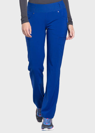 Cherokee iflex Women's Mid-Rise Straight Leg Cargo Petite Scrub Pant