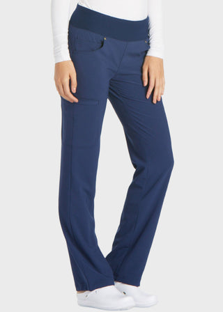 Cherokee iflex Women's Mid-Rise Straight Leg Cargo Petite Scrub Pant