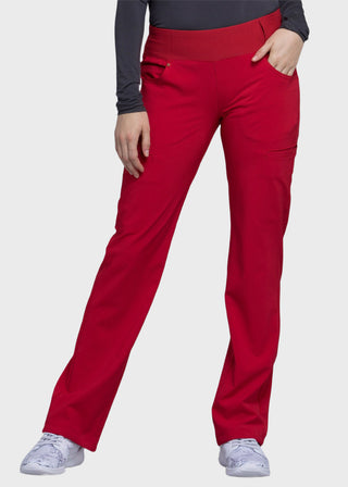Cherokee iflex Women's Mid-Rise Straight Leg Cargo Scrub Pant
