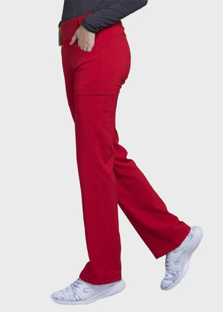 Cherokee iflex Women's Mid-Rise Straight Leg Cargo Scrub Pant