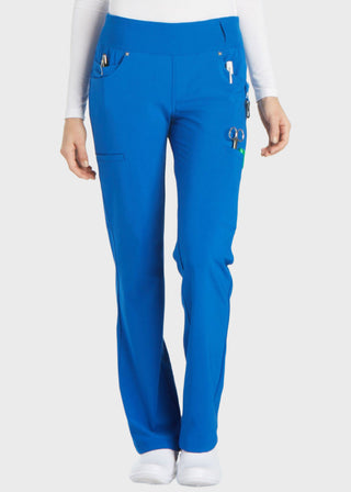 Cherokee iflex Women's Mid-Rise Straight Leg Cargo Petite Scrub Pant