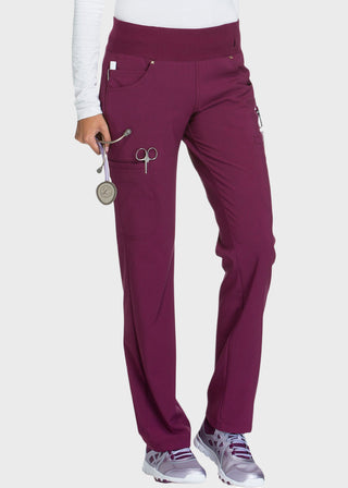 Cherokee iflex Women's Mid-Rise Straight Leg Cargo Scrub Pant