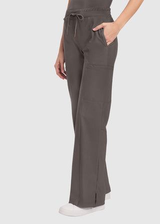 Cherokee Mid Rise Trouser Women's Petite Leg Drawstring Pant