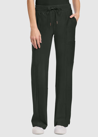 Cherokee Mid Rise Trouser Women's Petite Leg Drawstring Pant