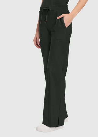 Cherokee Mid Rise Trouser Women's Petite Leg Drawstring Pant