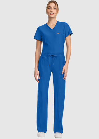 Cherokee Mid Rise Trouser Women's Leg Drawstring Pant