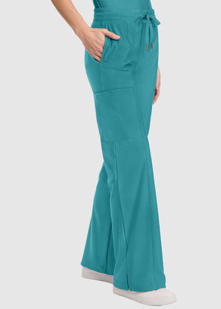 Cherokee Mid Rise Trouser Women's Leg Drawstring Pant