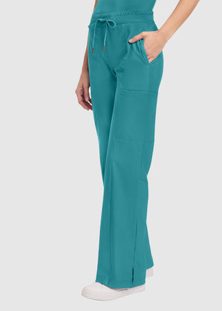 Cherokee Mid Rise Trouser Women's Petite Leg Drawstring Pant