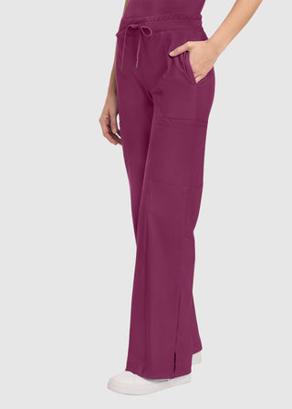 Cherokee Mid Rise Trouser Women's Petite Leg Drawstring Pant