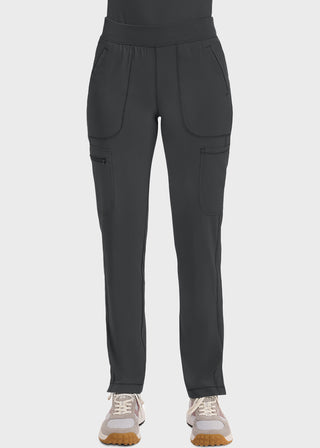 Cherokee Infinity Women's Mid Rise Tapered Leg Pull-on Petite Pant
